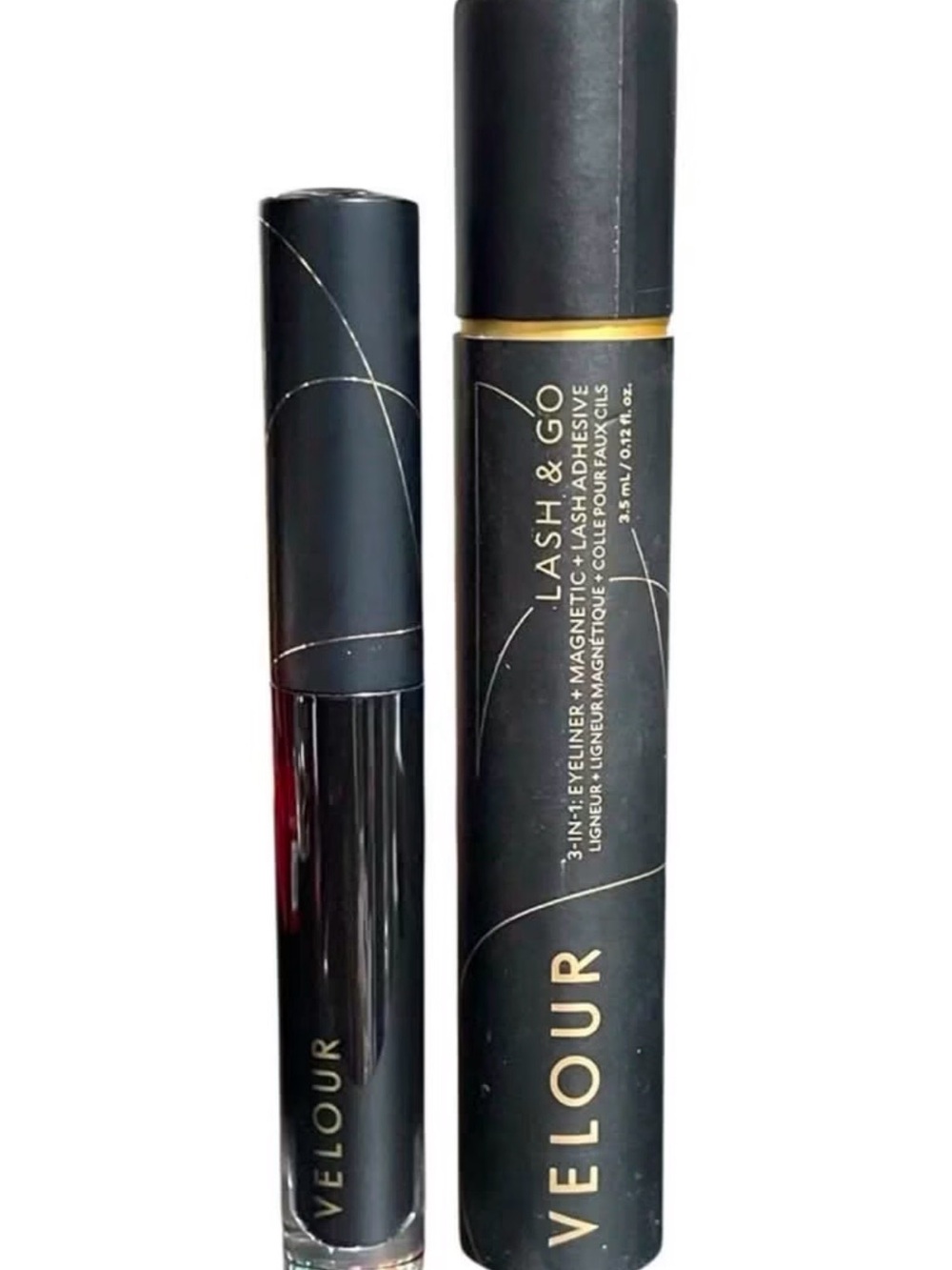 Lash & Go Magnetic Eyeliner + Lash Adhesive - Black Bundle of 3